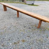 Bench 3m50 wooden threshing firm