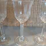 4 antique stemmed glasses