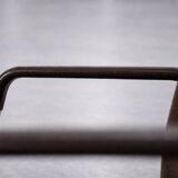 Pair of Vintage Mid-Century German Modern Fabric and Aluminium Chairs Mauser