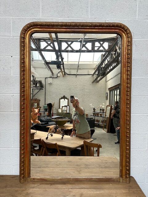 Miroir doré fin XIXème