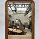 Miroir doré fin XIXème