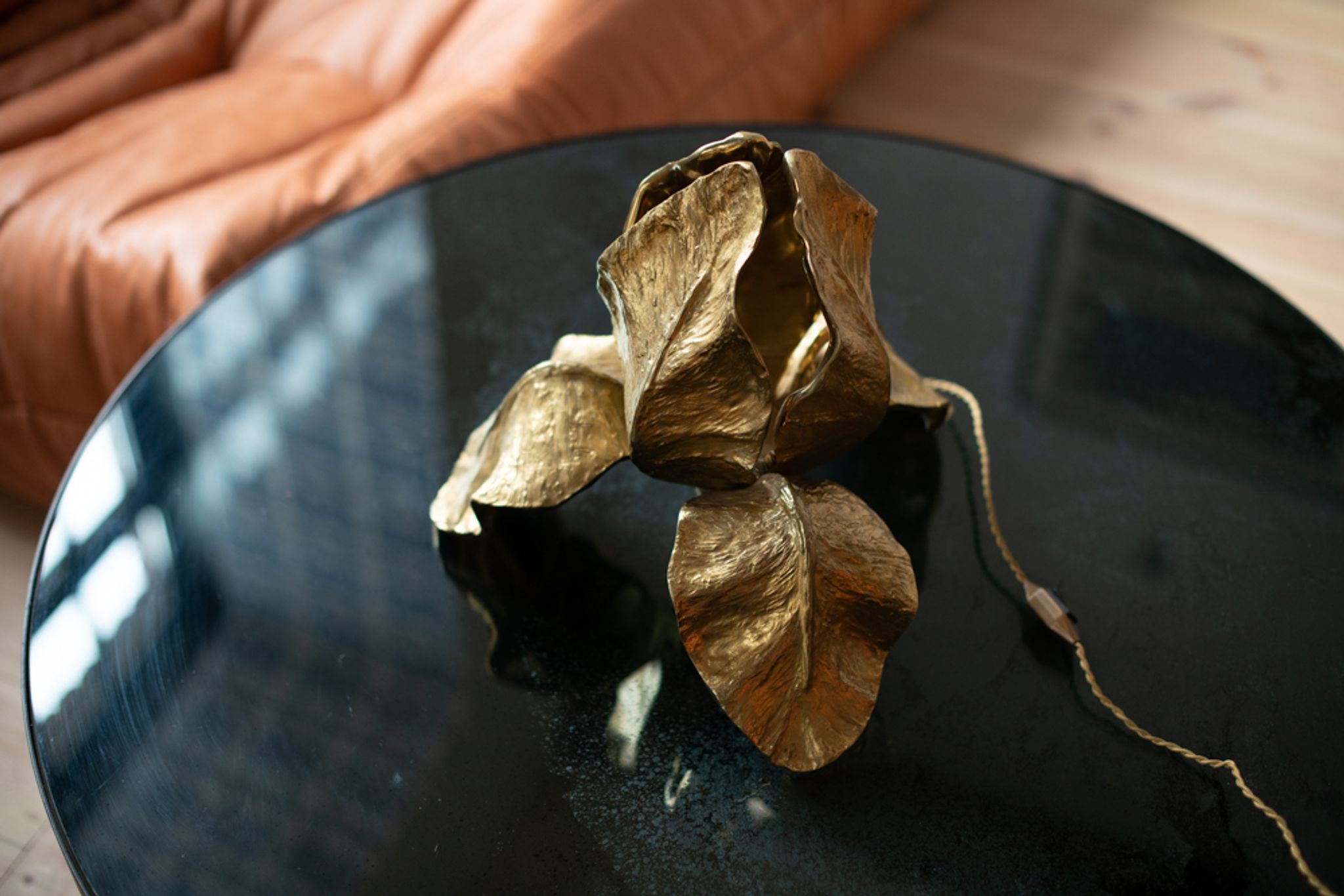 Iris table lamp by Christiane Charles for Maison Charles