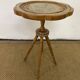 Wooden pedestal table / harness
