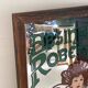 Advertising painted mirror Absinthe Robette Art Nouveau