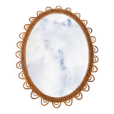 Extra large rattan mirror design Italy