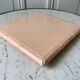 Pink earthenware trivia with bamboo effect Digoin Sarreguemines 50s