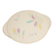 Decorative plate with vintage flowers from the mid-century, Germany, 1970s.