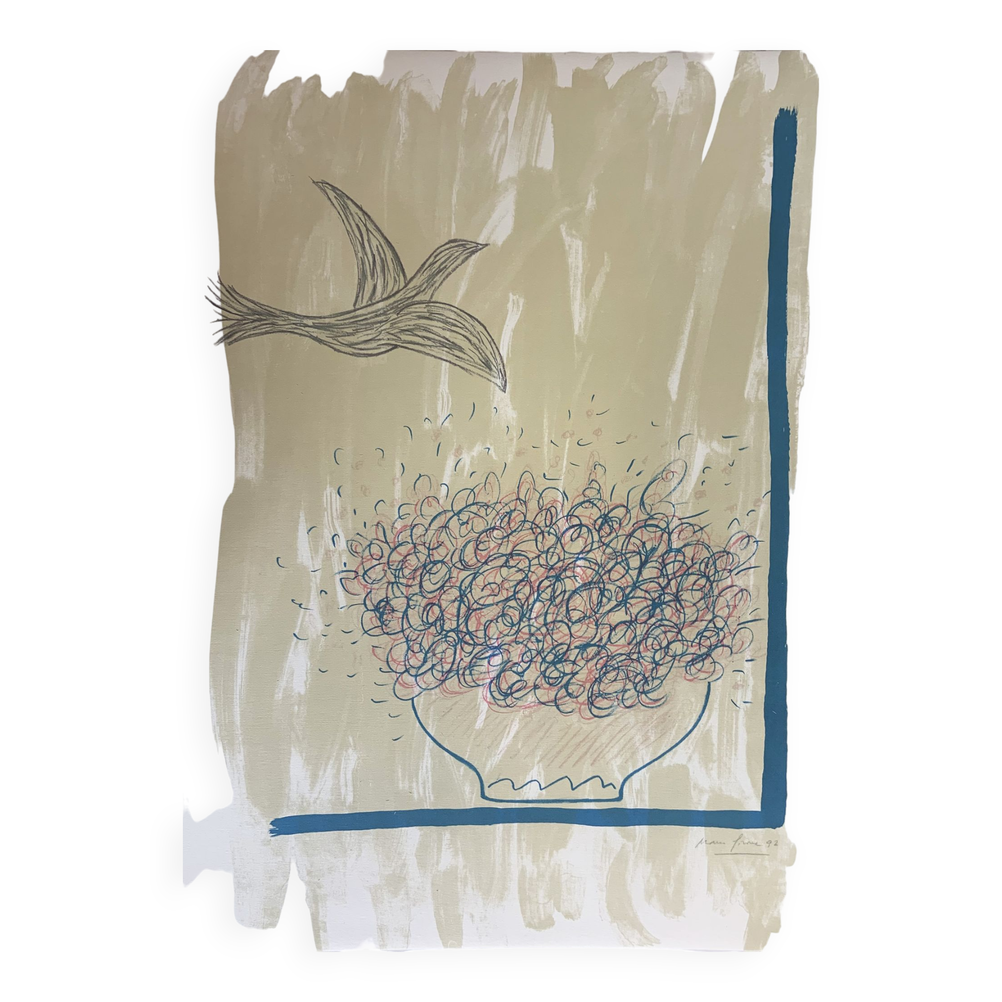 Maria Girona i Benet - Fruitera i ocell