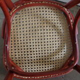 Coubated wooden chair