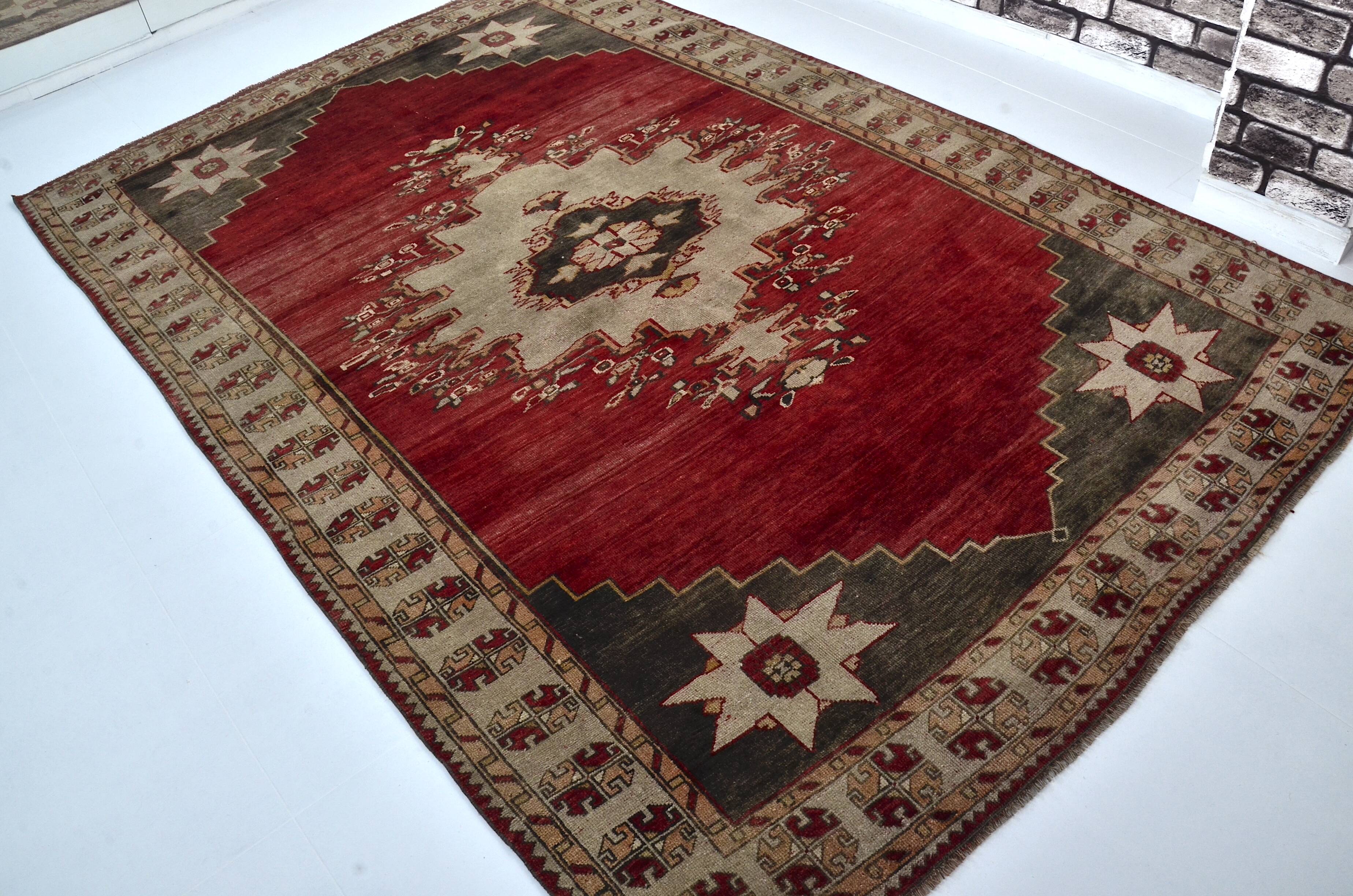 Oushak Vintage Soft Turkish Rug sku 3022