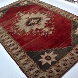 Oushak Vintage Soft Turkish Rug sku 3022