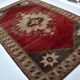 Oushak Vintage Soft Turkish Rug sku 3022