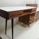 Chest of drawer and writing desk designed by Mojmít Požár, 1960's.