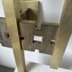 Pair of Regency brass wall lights in Italy