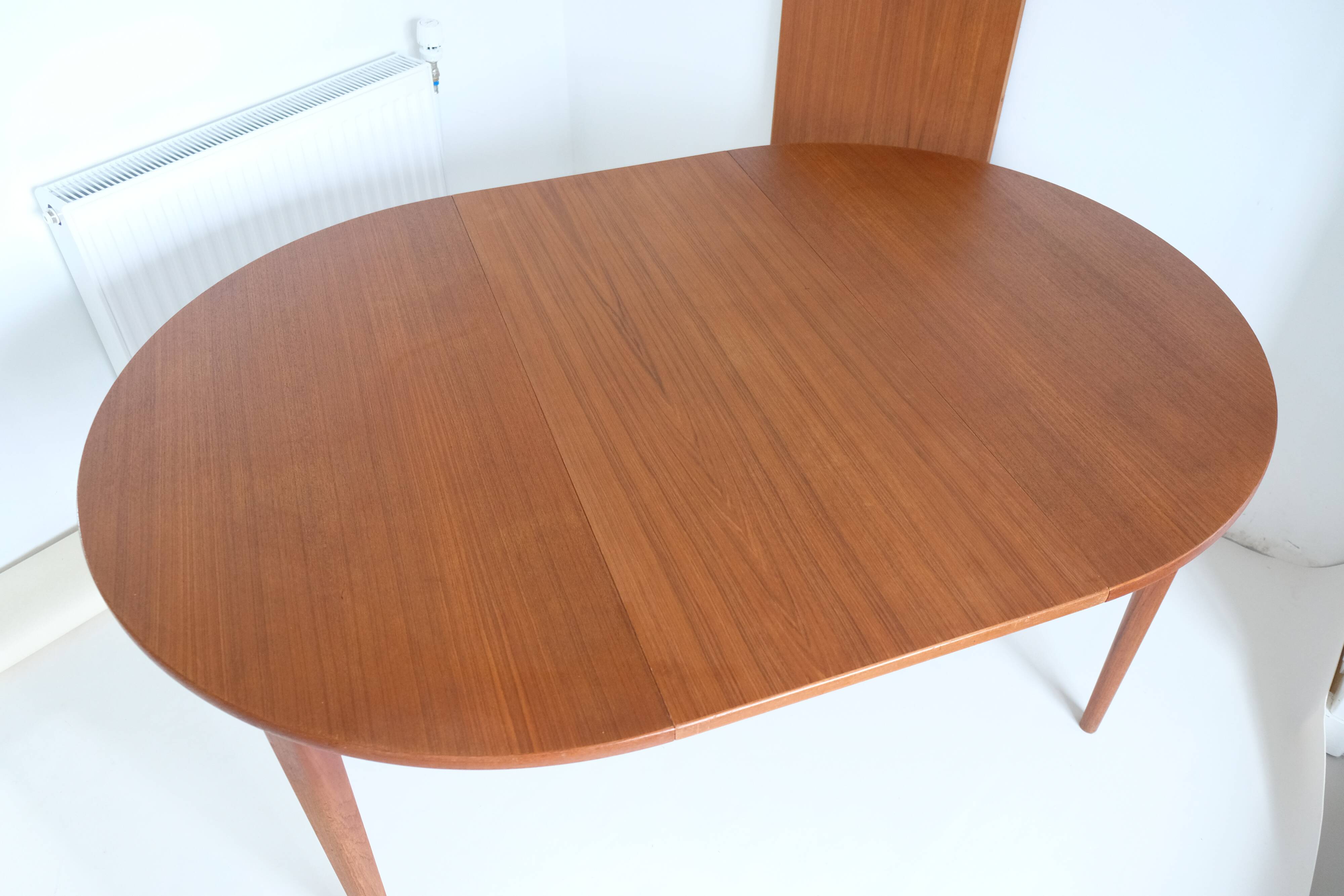 Table ronde extensible en teck