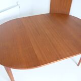 Table ronde extensible en teck