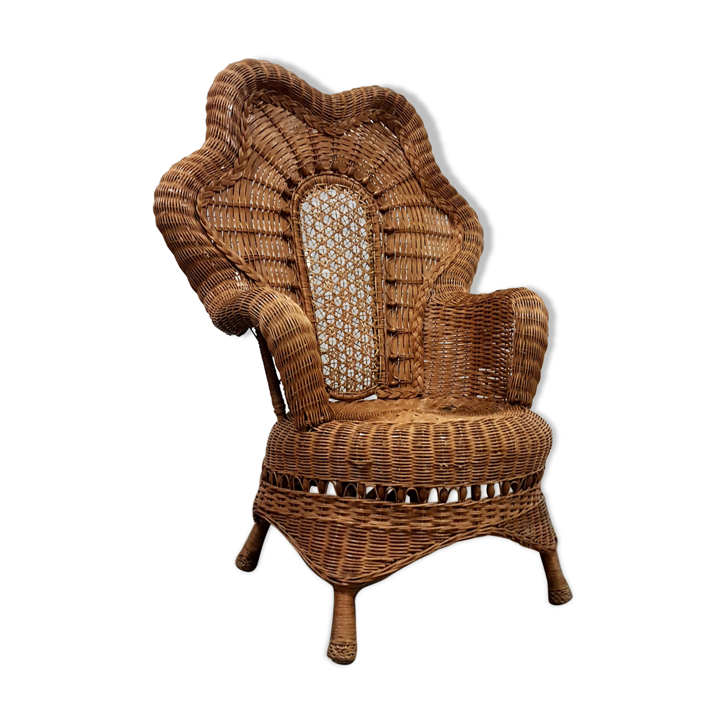 Bohemian rattan chair