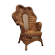 Fauteuil en rotin bohème