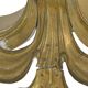 Pair of gilded bronze andirons decorated with serpents.