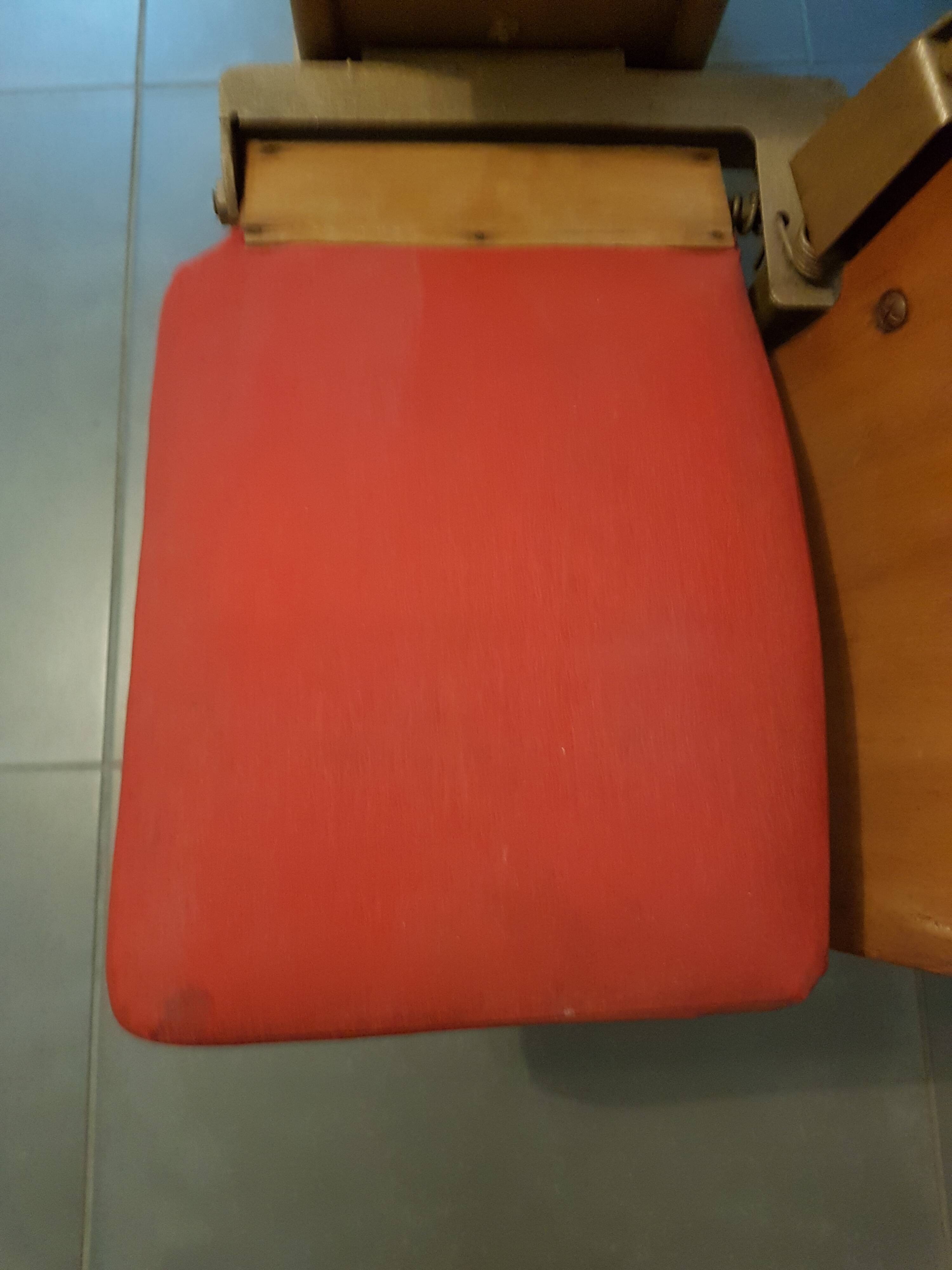 Vintage cinema seat