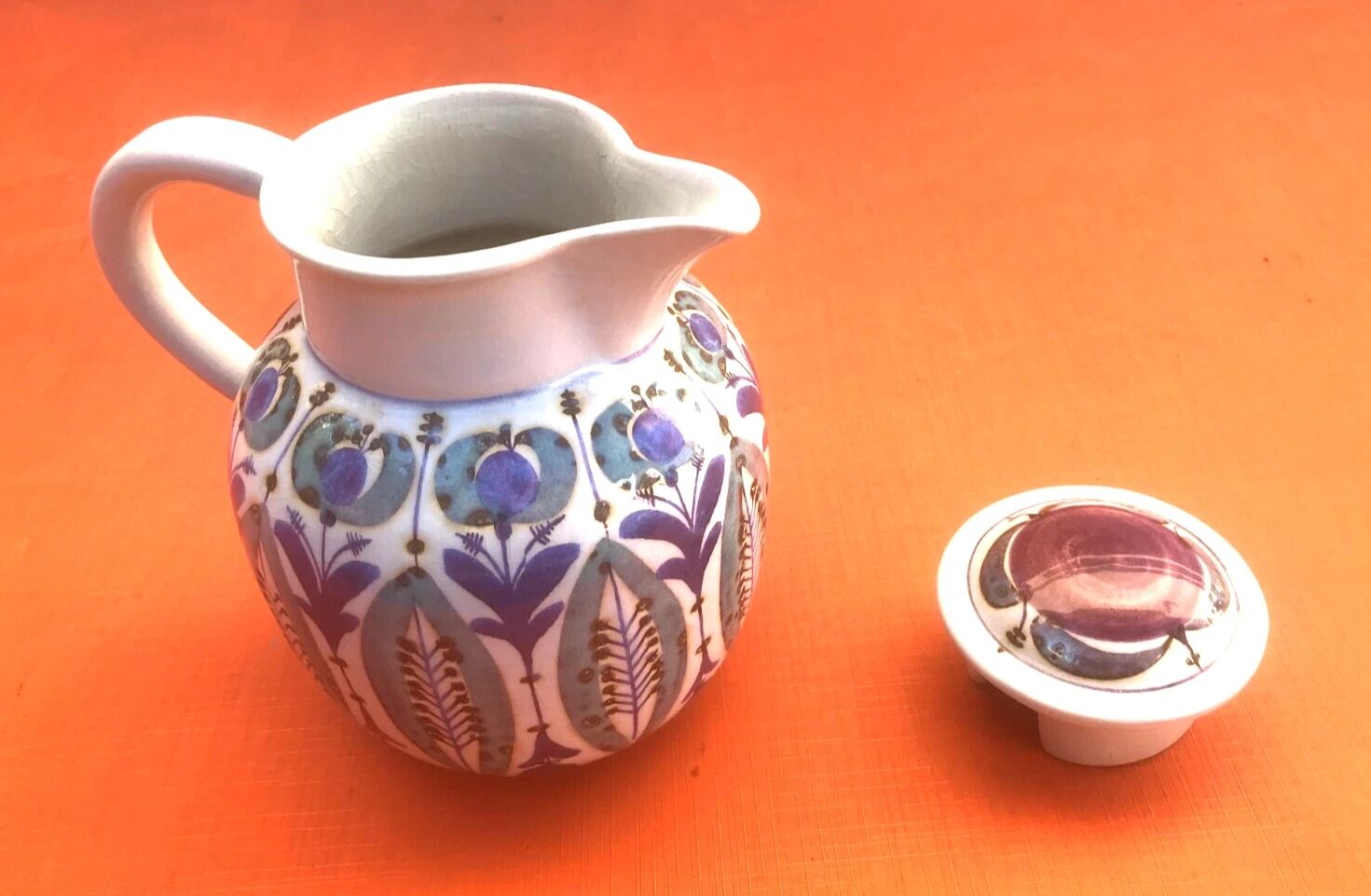 Scandinavian Design Pitcher Berte Jessen Aluminia (Royal Copenhagen)