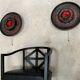 Modernist Scandinavian ceramic art wall lights or sconces, 1960s, set of 2