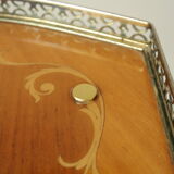 Desserte bar vintage in mahogany marquetry