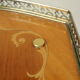 Desserte bar vintage in mahogany marquetry