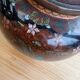 Chinese cloisonné ginger jar – floral and bird decoration – 1950-70