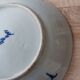 Ancienne Assiette Porcelaine A Poisson Koi Chinoise Signé