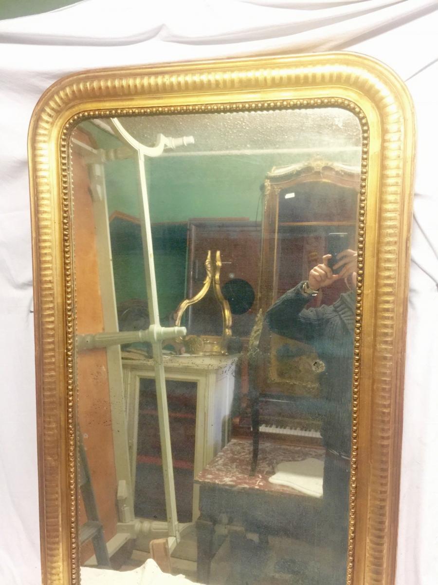 Mirror Louis Philippe 124 cm wooden