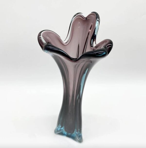 Vase aubergine XXL / « Sommerso » — Italie, 1960/70s