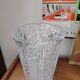 Vintage geometric cut crystal vase - 1970