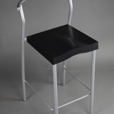 Six Stackable Hi-Glob Philippe Starck Bar Stools for Kartell, Italy, 1993
