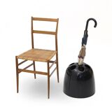 Dedalo Black Umbrella Stand by Emma Gismondi Schweinberger for Artemide, 1960s