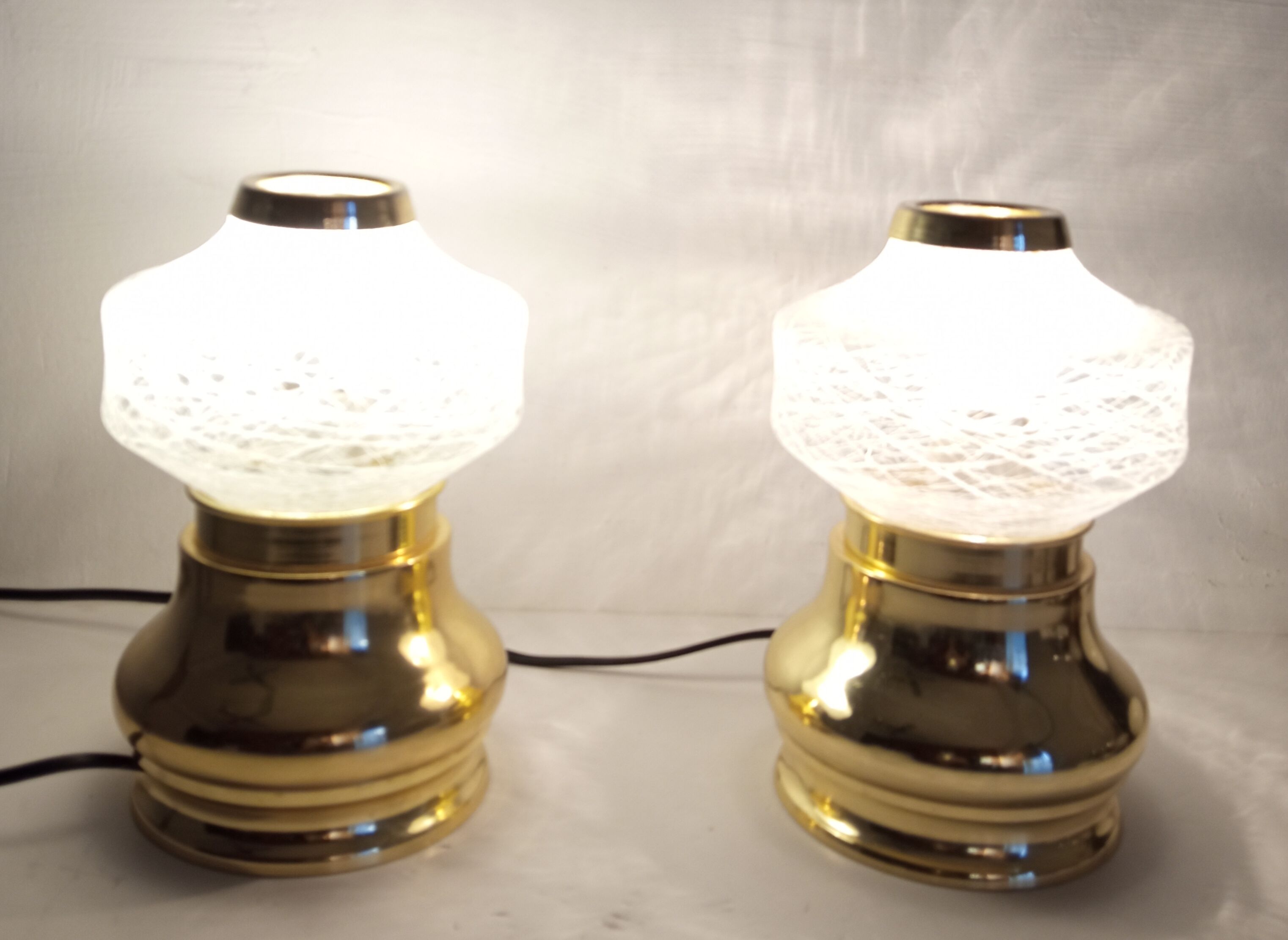 Paire de lampes de chevet vintage