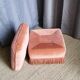 Pouf, old pink