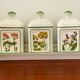 Spice pots and their tray Villeroy and Boch in earthenware