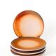 Set of 4 stoneware dessert plates, Design, 1970