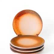 Set of 4 stoneware dessert plates, Design, 1970