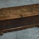 Oak and wrought iron mallet, early 18th century.