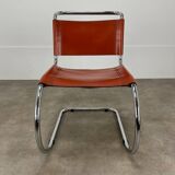 Chaise MR10 Mies Van Der Rohe, cuir, années 80