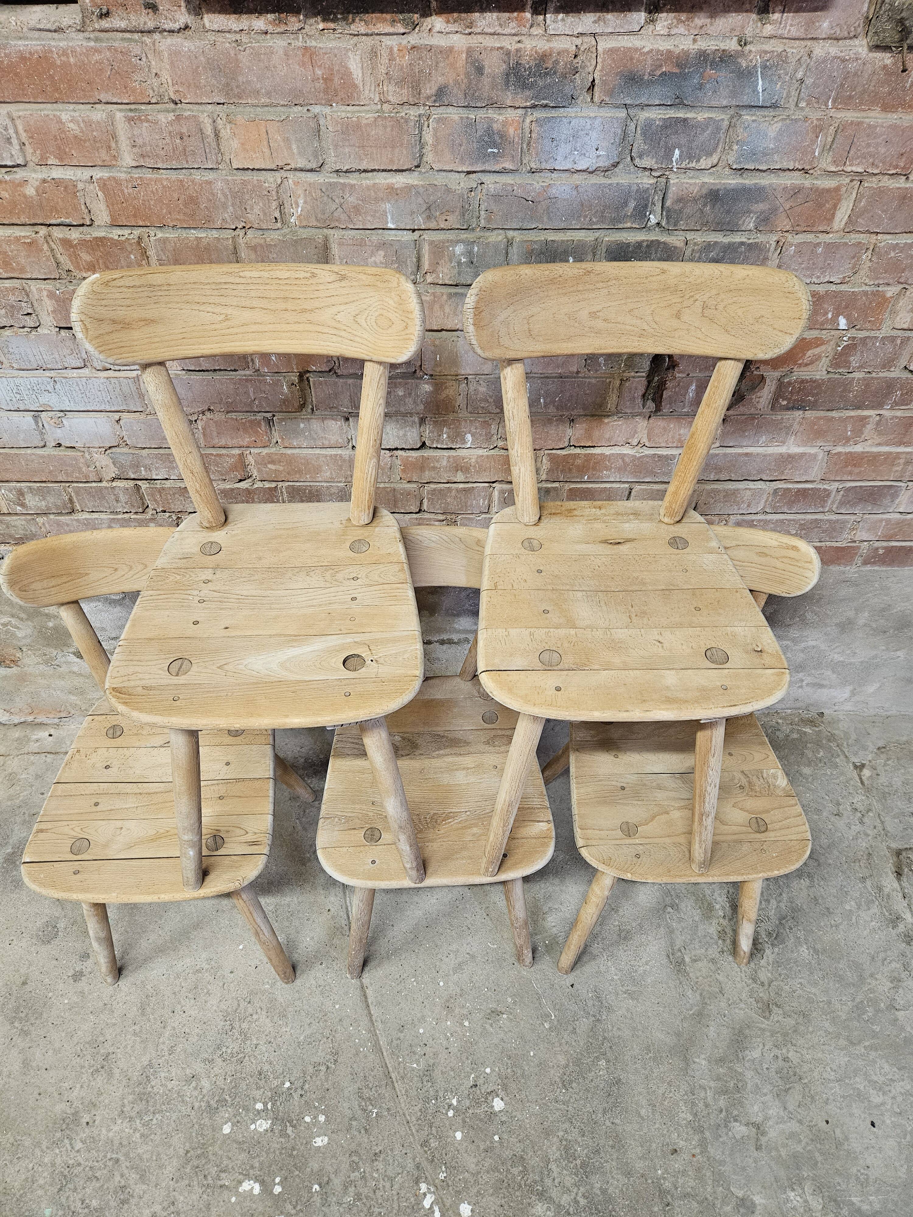 Set of 5 bistro chairs