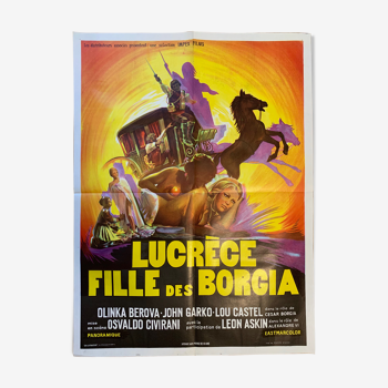 Movie poster "Lucretia, daughter of the Borgias"