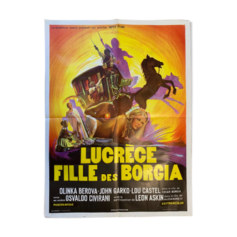 Affiche cinéma "Lucrèce fille des Borgia"