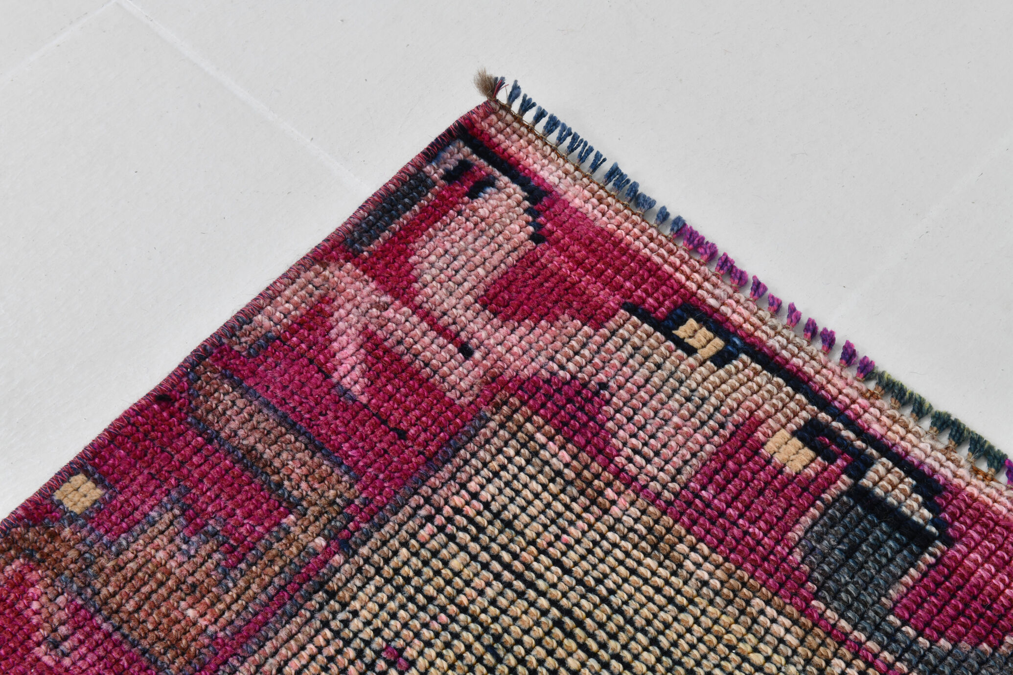 3x12 Vintage Herki Runner Rug