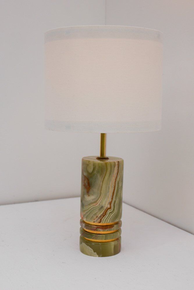 Mid-century modern Italian brass table lamp, 1970s