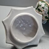 Soupière sur pied de lion en céramique Italienne, style antique capodimonte