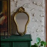 Baroque shell mirror