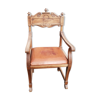 Fauteuil bois ancien